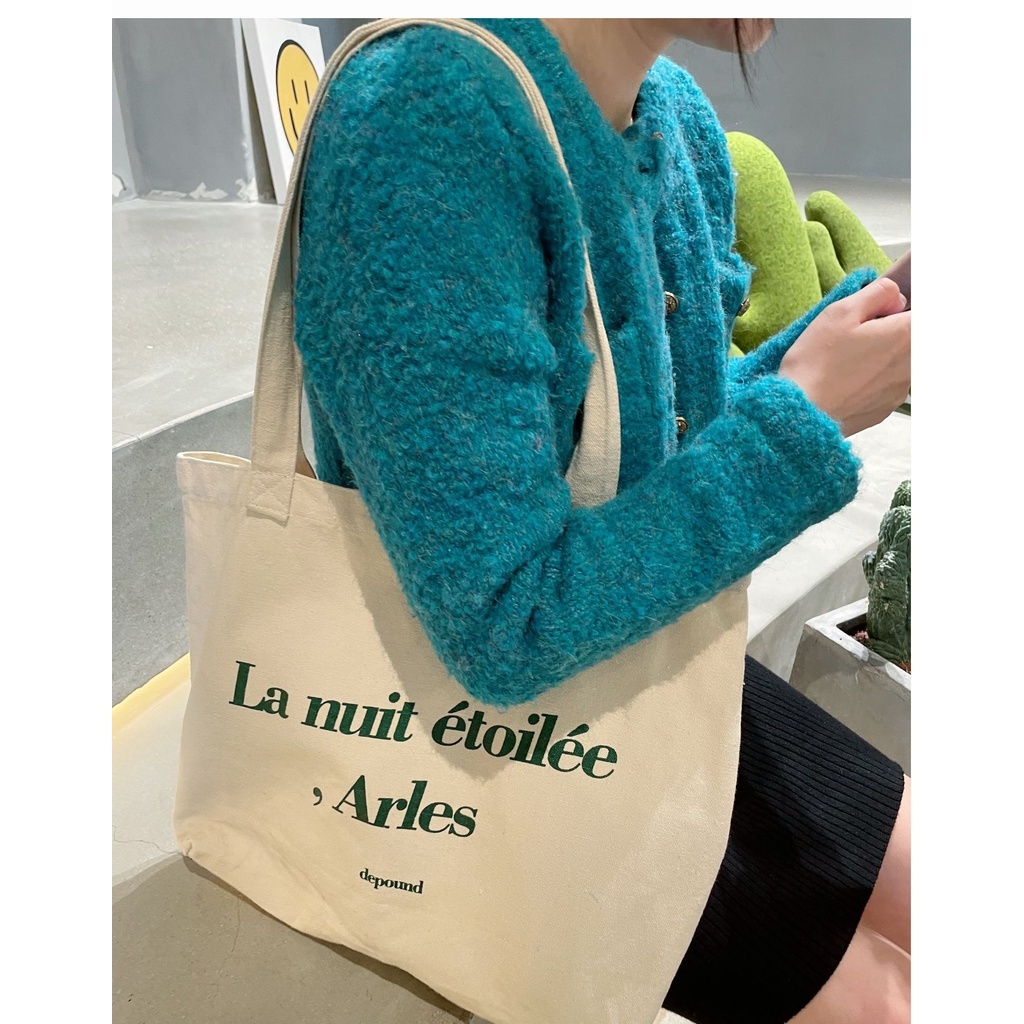 Túi Xách canvas Cỡ Lớn Thân Thiện Với Môi Trường Cho Nữ