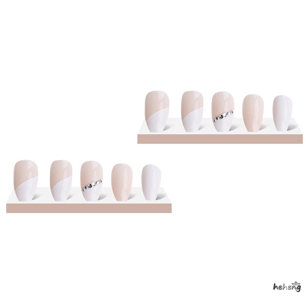 Móng Tay Giả Múa Ba Lê Trong Suốt Dạng Nhấn Trang Nhã Và Thanh Lịch