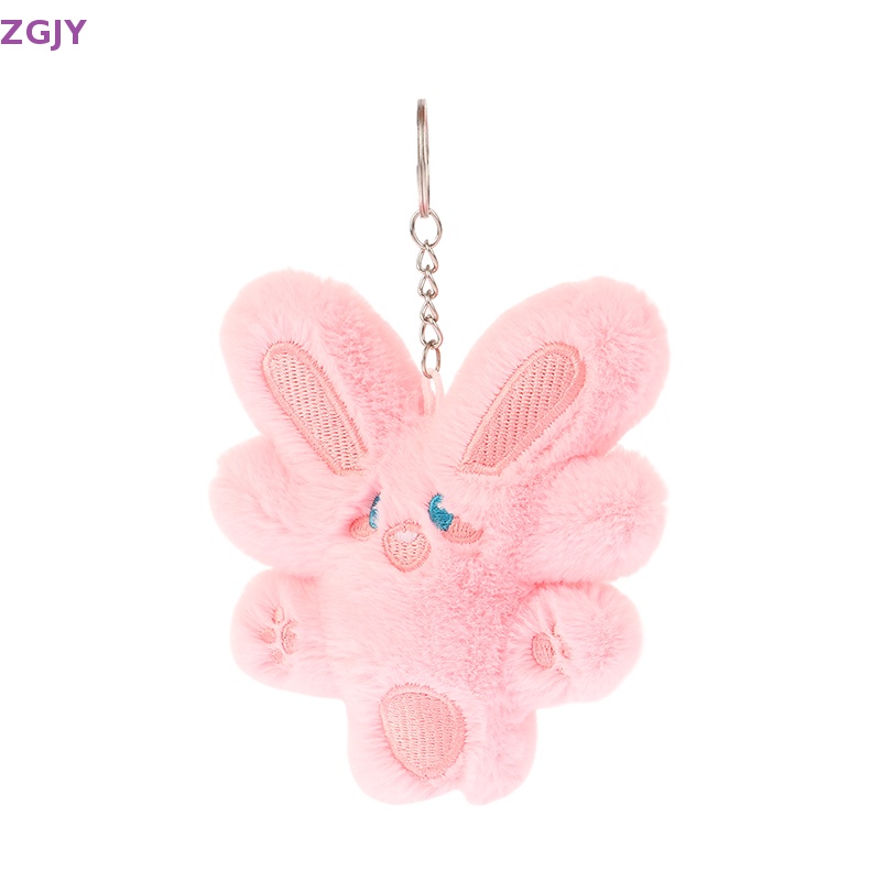 Móc Khóa Thỏ Nhồi Bông Mềm Mại Dễ Thương Mới