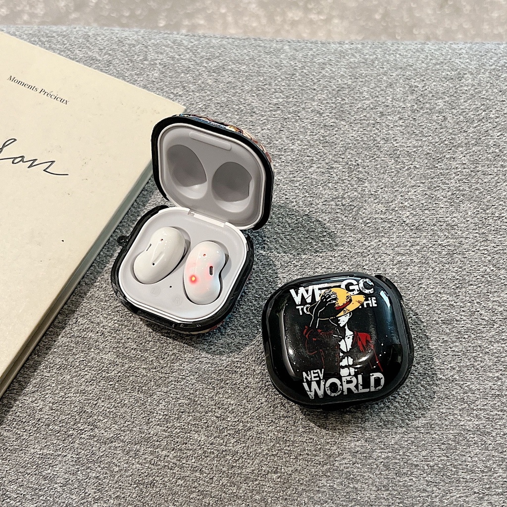 Vỏ Bảo Vệ Hộp Sạc Tai Nghe Samsung Galaxy Buds 2 / Buds Live / Buds FE / Buds2 Pro / Buds Pro Họa Tiết Hoạt Hình Nhiều Màu Dễ Thương