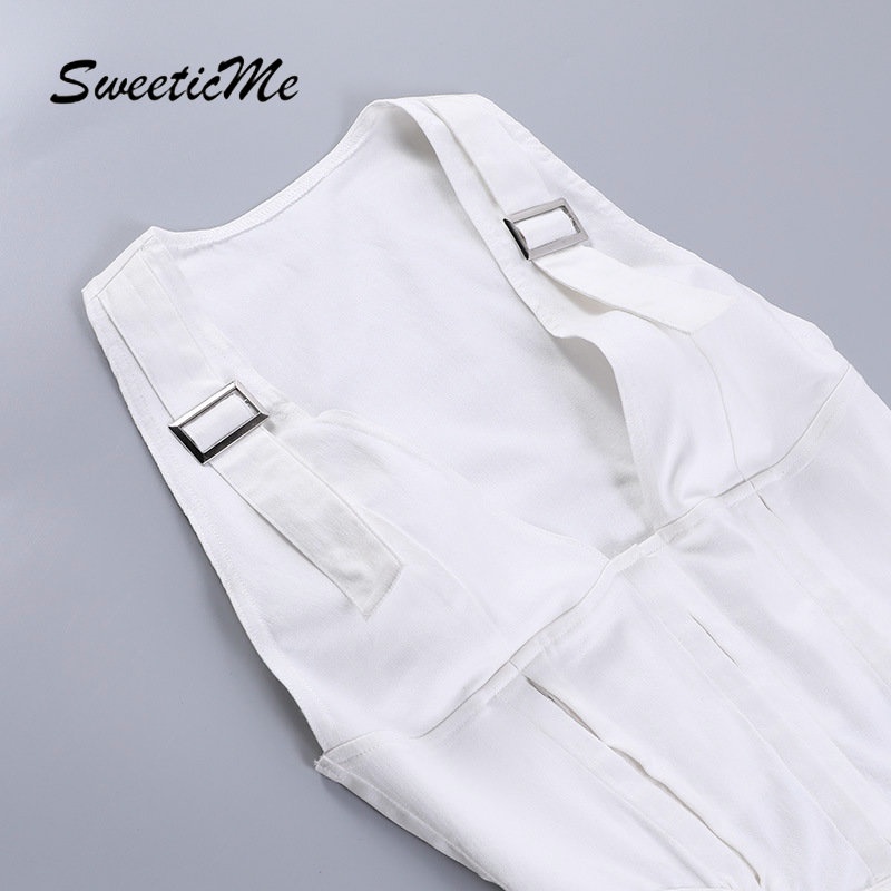 Áo Tank Top Cổ Chữ V Màu Trơn Dáng Ôm Thời Trang 2023 Quyến Rũ Cho Nữ