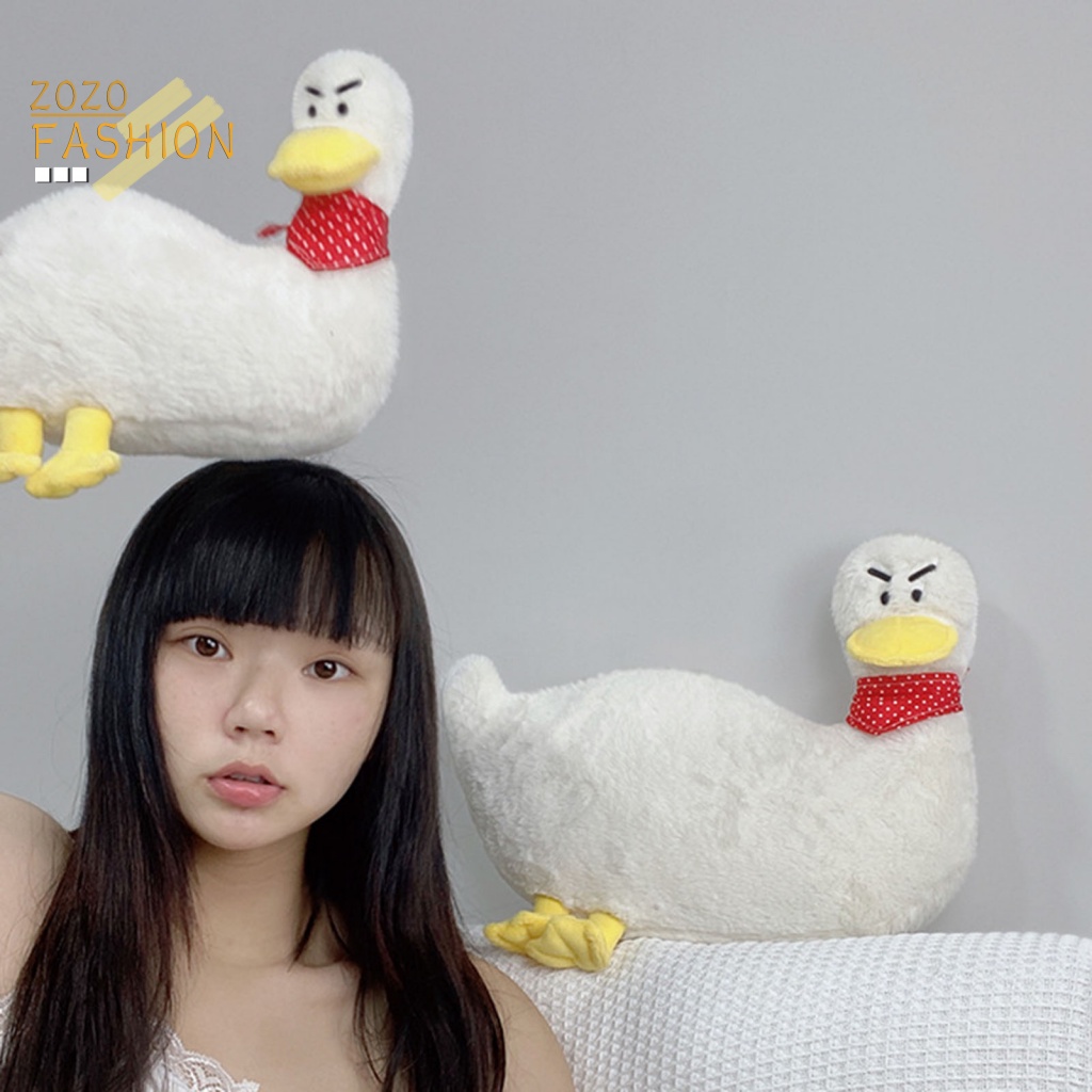 Đồ chơi nhồi bông Hình Chú Vịt Bằng Cotton PP Dễ Thương Bắt Mắt