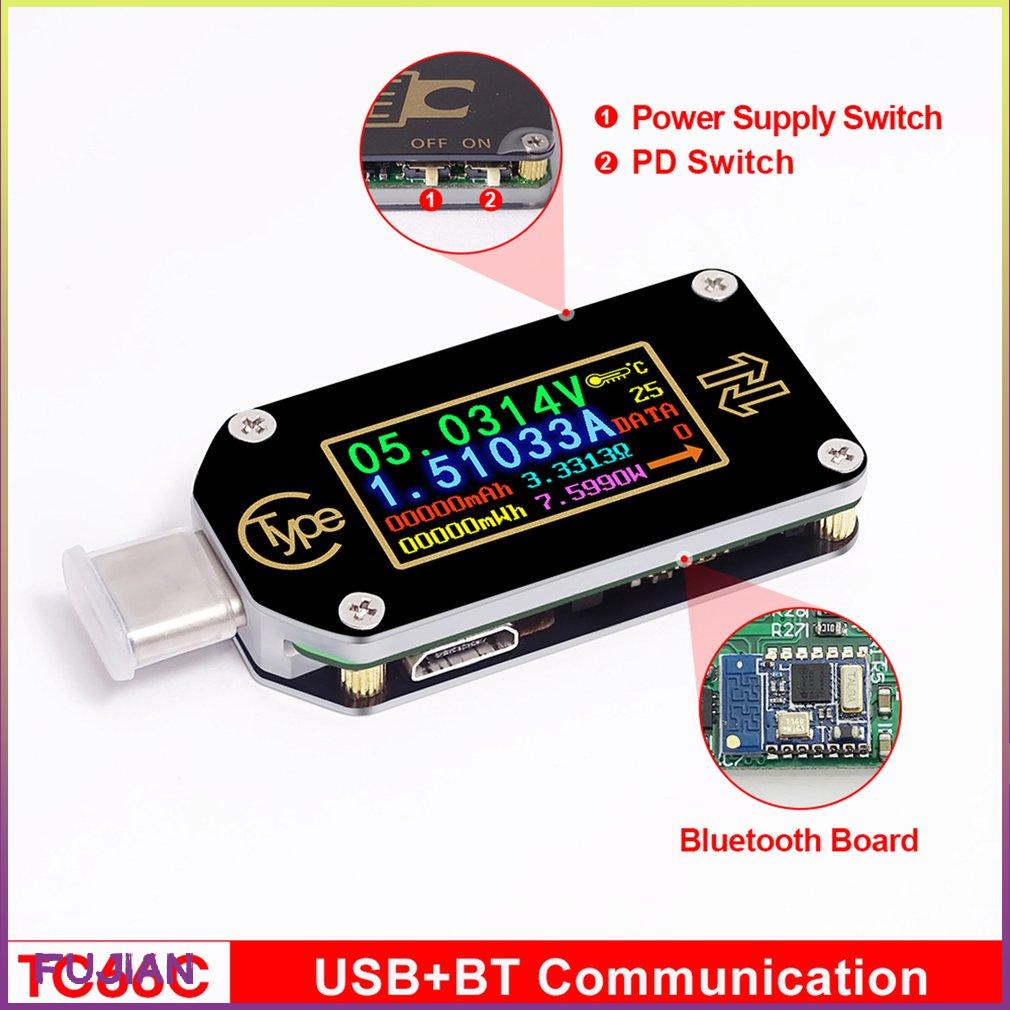 USB vạn năng kế Tc66 type C màn hình LCD
