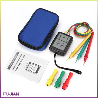 Sp8030 3 Phase Rotation Tester Digital Indicator Detector Led Buzzer Sequence Meter Voltage 200V-480V Ac