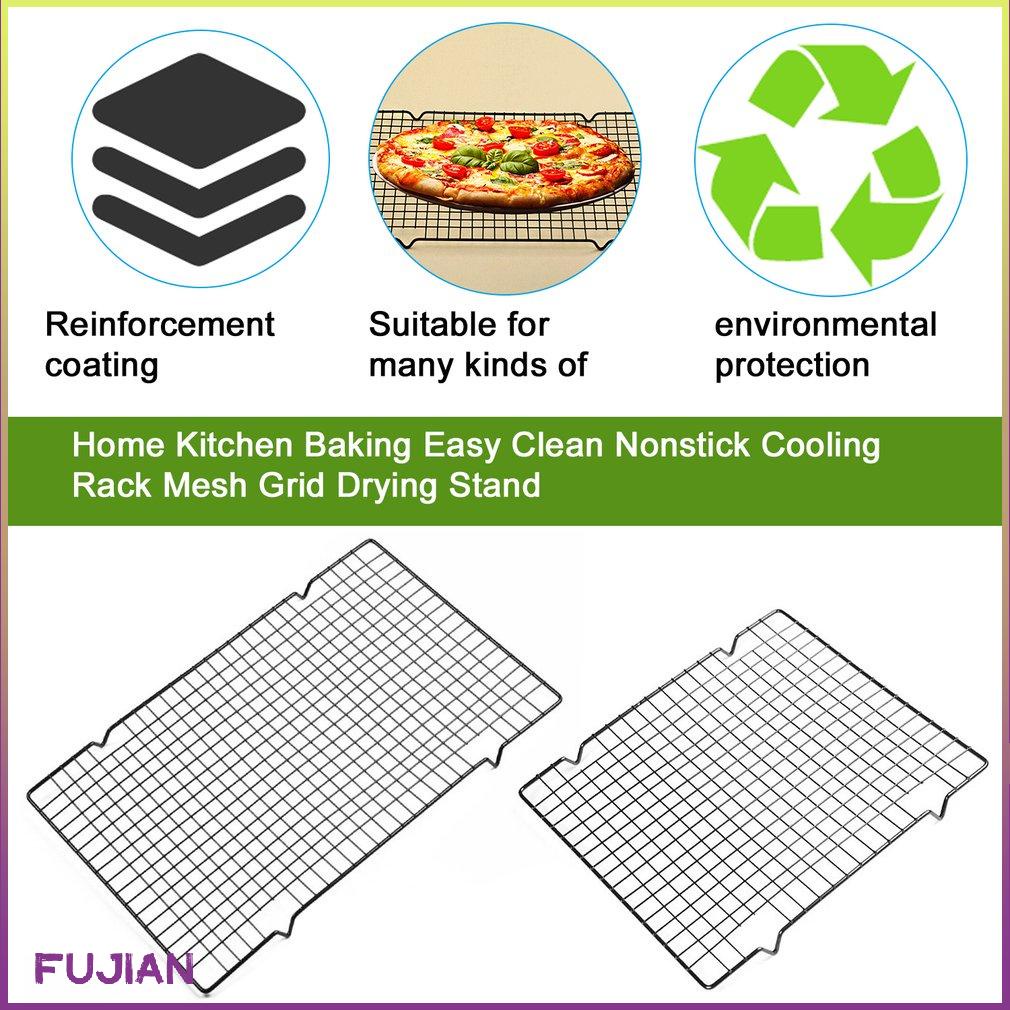 Home Kitchen Baking Accessories Easy Clean Nonstick Cooling Rack Mesh Grid Cookie Biscuit Cake Drying Stand
