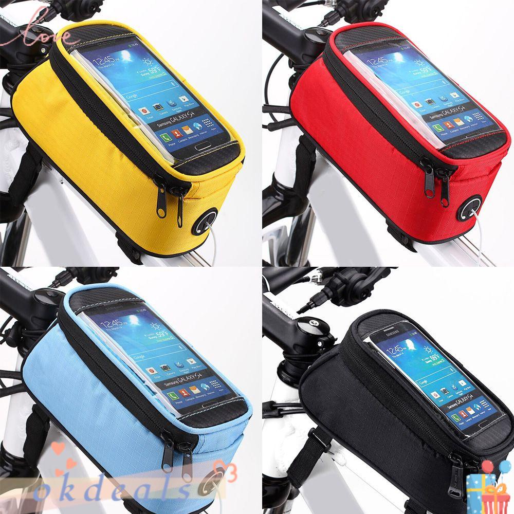 OKDEALS Túi Đựng Điện Thoại 5.5inch Chống Thấm Nước Gắn Khung Trước Xe Đạp