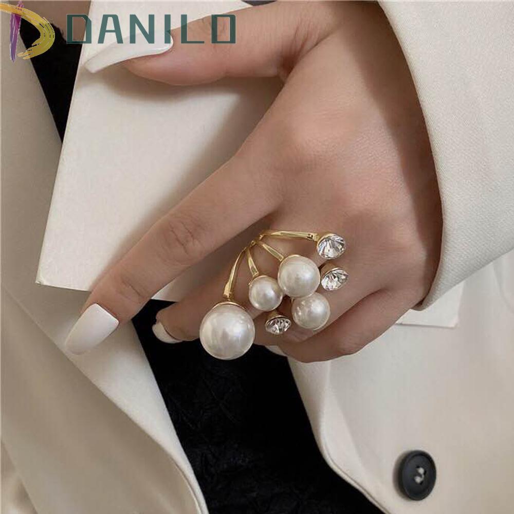 Danilo Nhẫn Nữ Trang Nhiều Lớp Phong Cách Hàn Quốc|Nhẫn Đeo Tay Thiết Kế Độc Đáo Thời Trang Cho Nữ