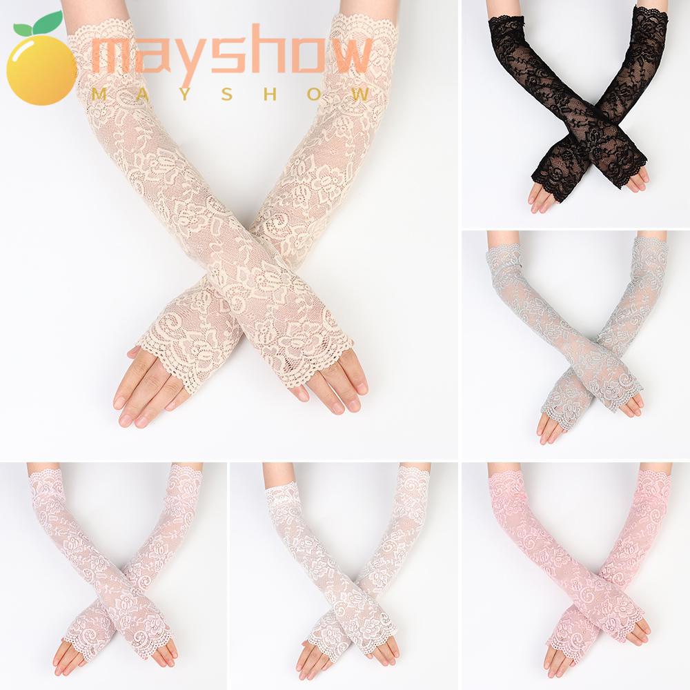 1 Đôi Găng Tay Ren Bảo Vệ Chống Tia UV Thời Trang