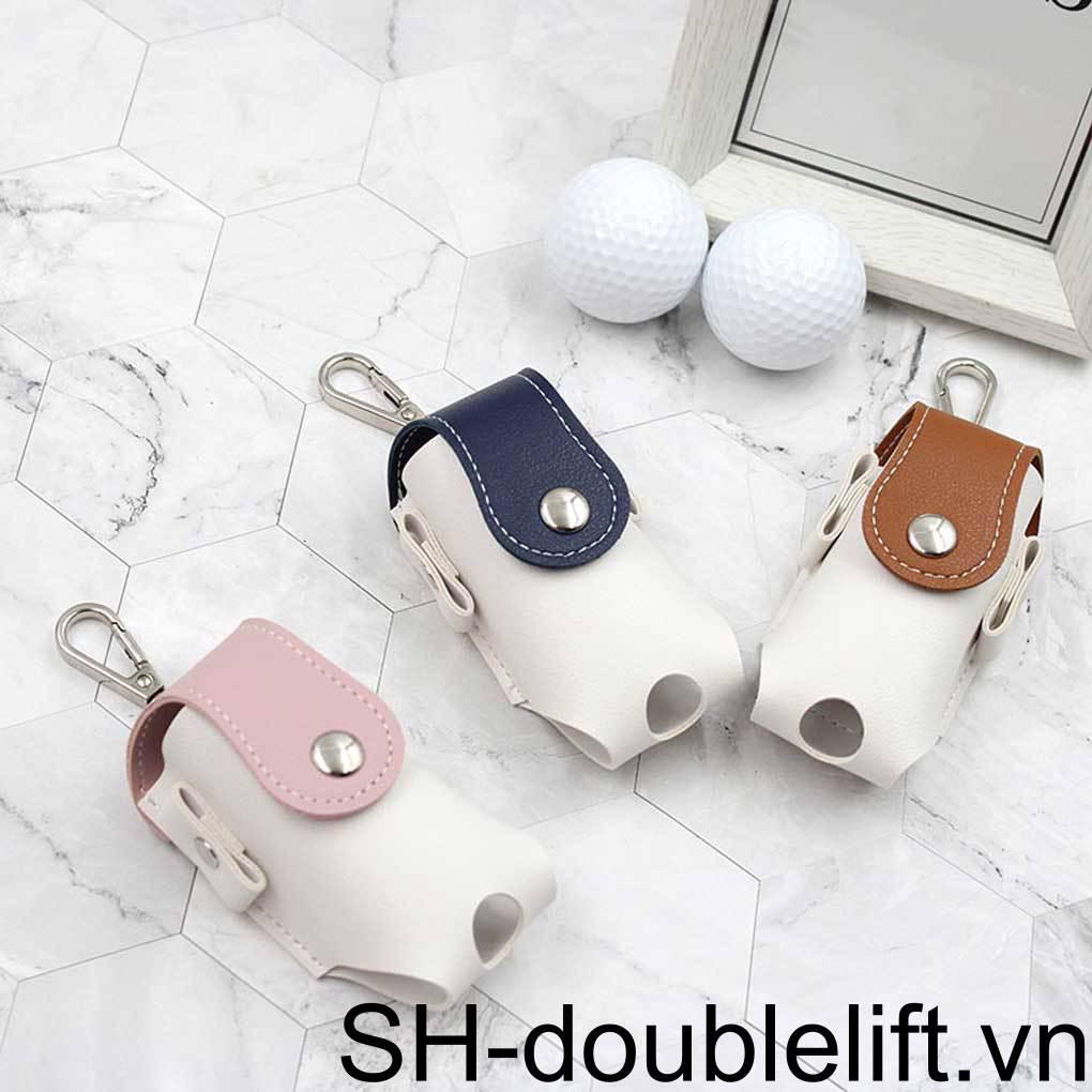 Túi Đựng Bóng Golf Bằng Da PU Nhỏ Gọn Tiện Dụng
