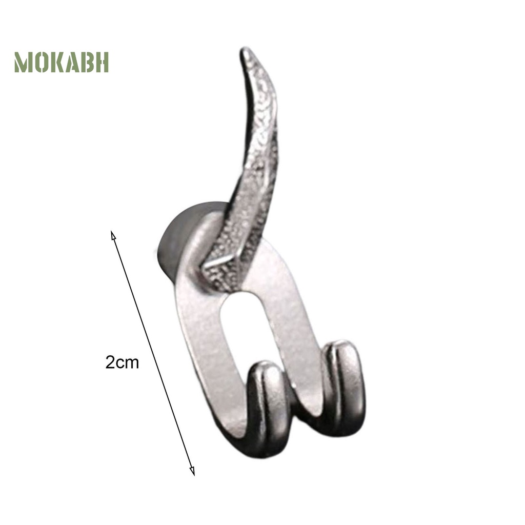 Bông Tai Dạng Móc 2 Móng Vuốt Đơn Giản Cá Tính Thời Trang Punk Hip Hop Có Thể Tháo Rời Làm Quà Tặng Cho Nam