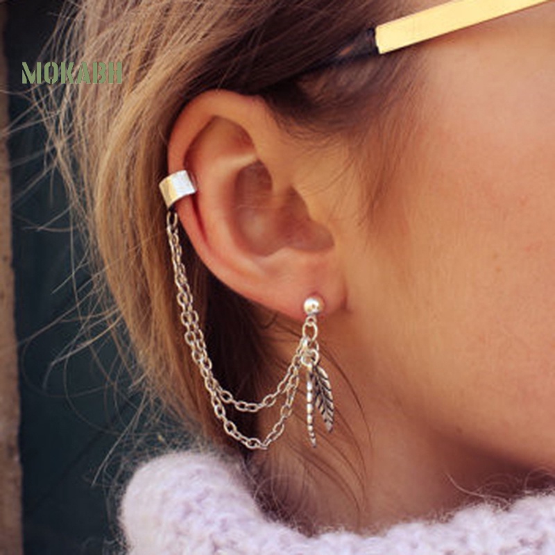 1 Khuyên Vành Tai Tua Rua Thời Trang Cá Tính