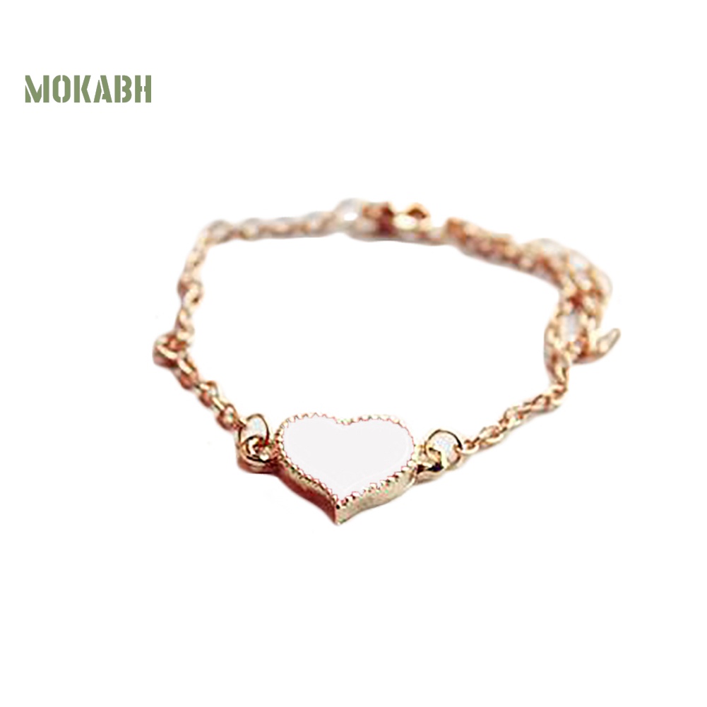 Vòng Đeo Tay Thiết Kế Hình Trái Tim Cho Nữ