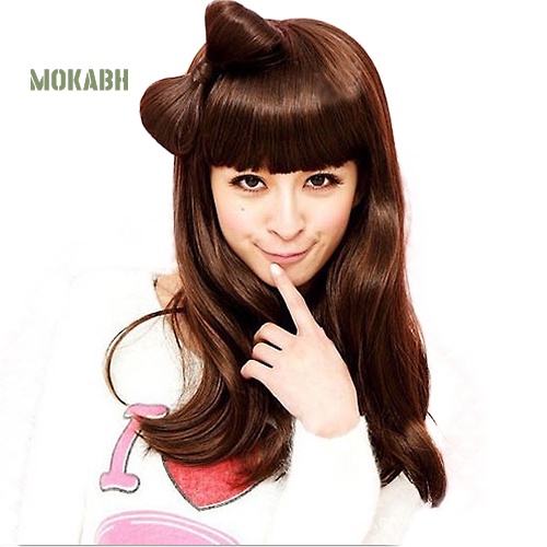 Kẹp Tóc Mỏ Vịt Bằng Sợi Tổng Hợp Đính Nơ Thời Trang Cho Nữ