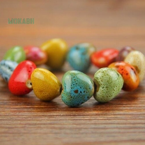 Vòng Tay Chuỗi Hạt Gốm Sứ Nhiều Màu Thời Trang Cho Nam Và Nữ