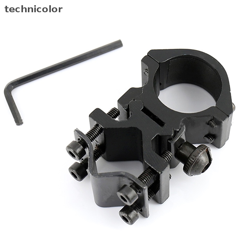 Kẹp Đèn Flash Bằng Kim Loại Gắn Thanh Ray Xe Đạp