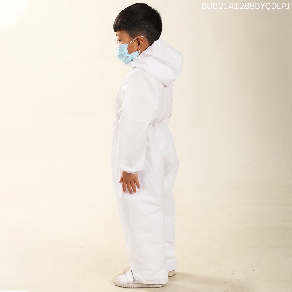 Áo Liền Quần Có Mũ Trùm Thoáng Khí Dùng Một Lần Cho Bé