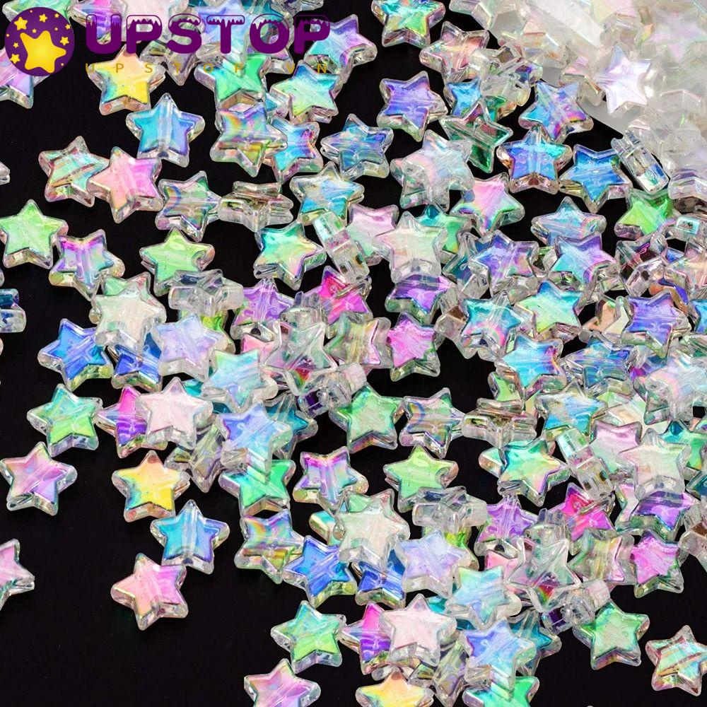 Set 200 Ngôi Sao 11mm Nhiều Màu Sắc Dùng Làm Đồ Trang Sức Thủ Công