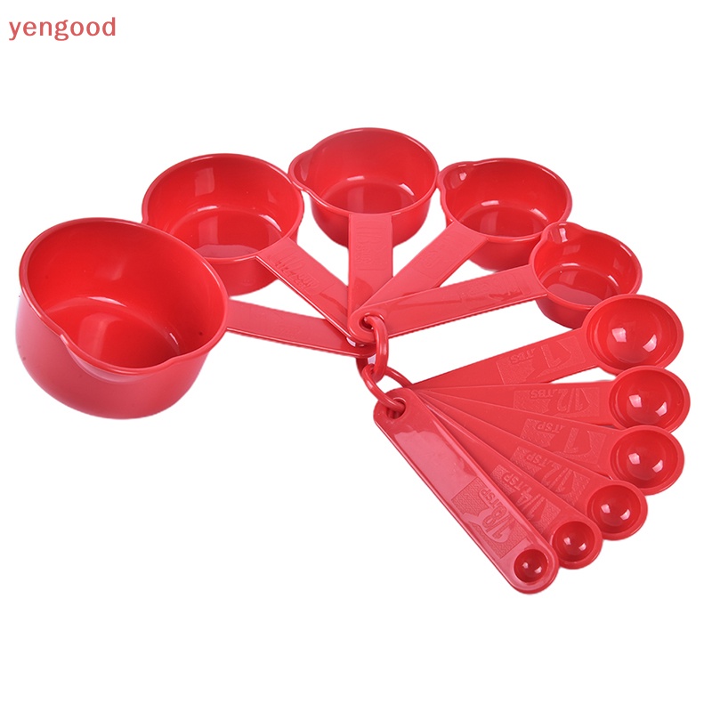 Set 11 Muỗng Đo Lường Bằng Nhựa Cao Cấp Tiện Dụng