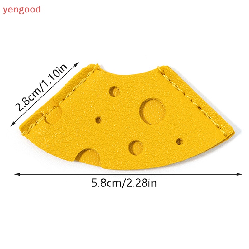 (YGD) Bookmark Da Đánh Dấu Trang Sách Phong Cách Cổ Điển Mini Hình Phô Mai Cầm Tay Làm Quà Tặng Cho Học Sinh