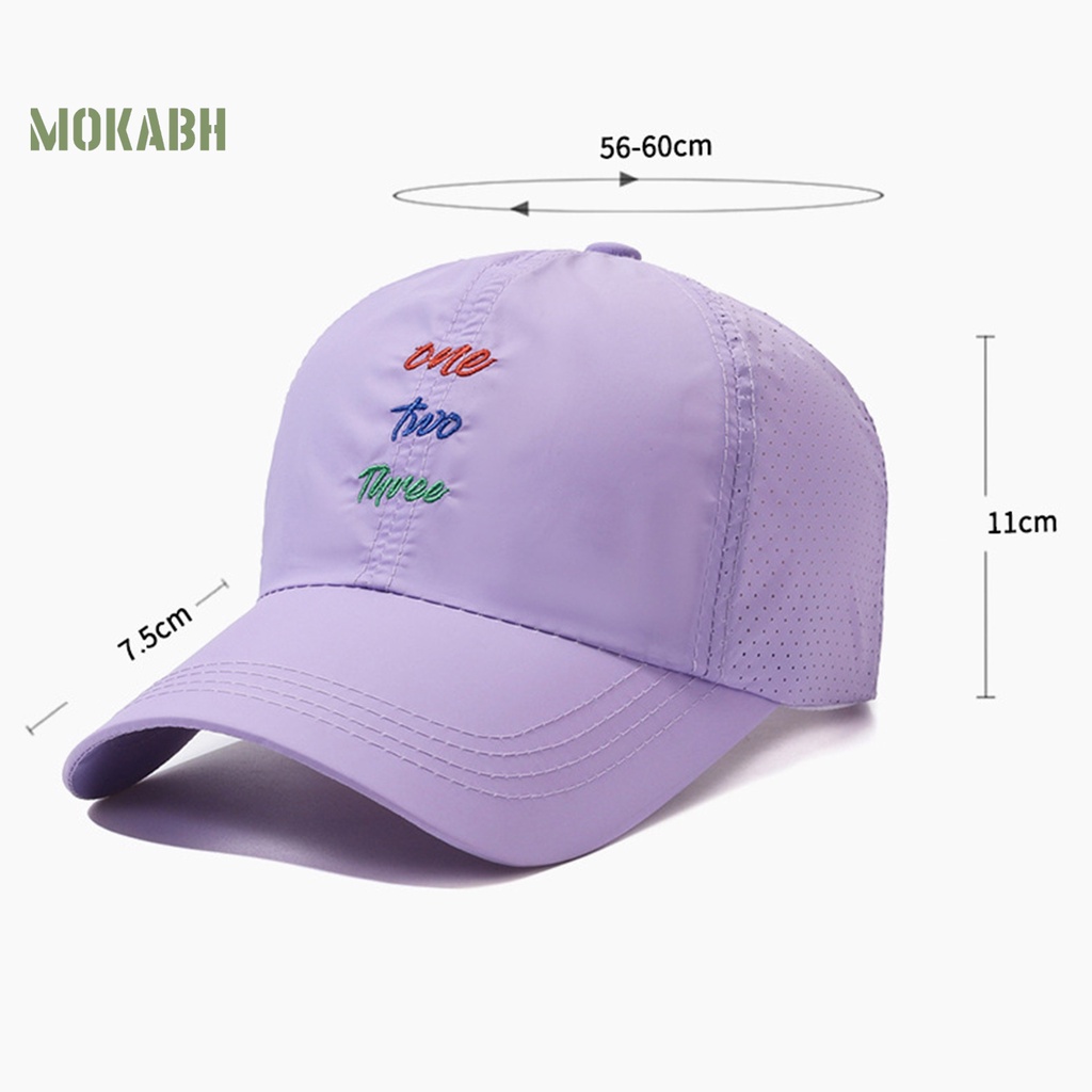Mũ Lưỡi Trai Màu Trơn Thêu Chữ Cá Tính Hợp Thời Trang Cho Nữ