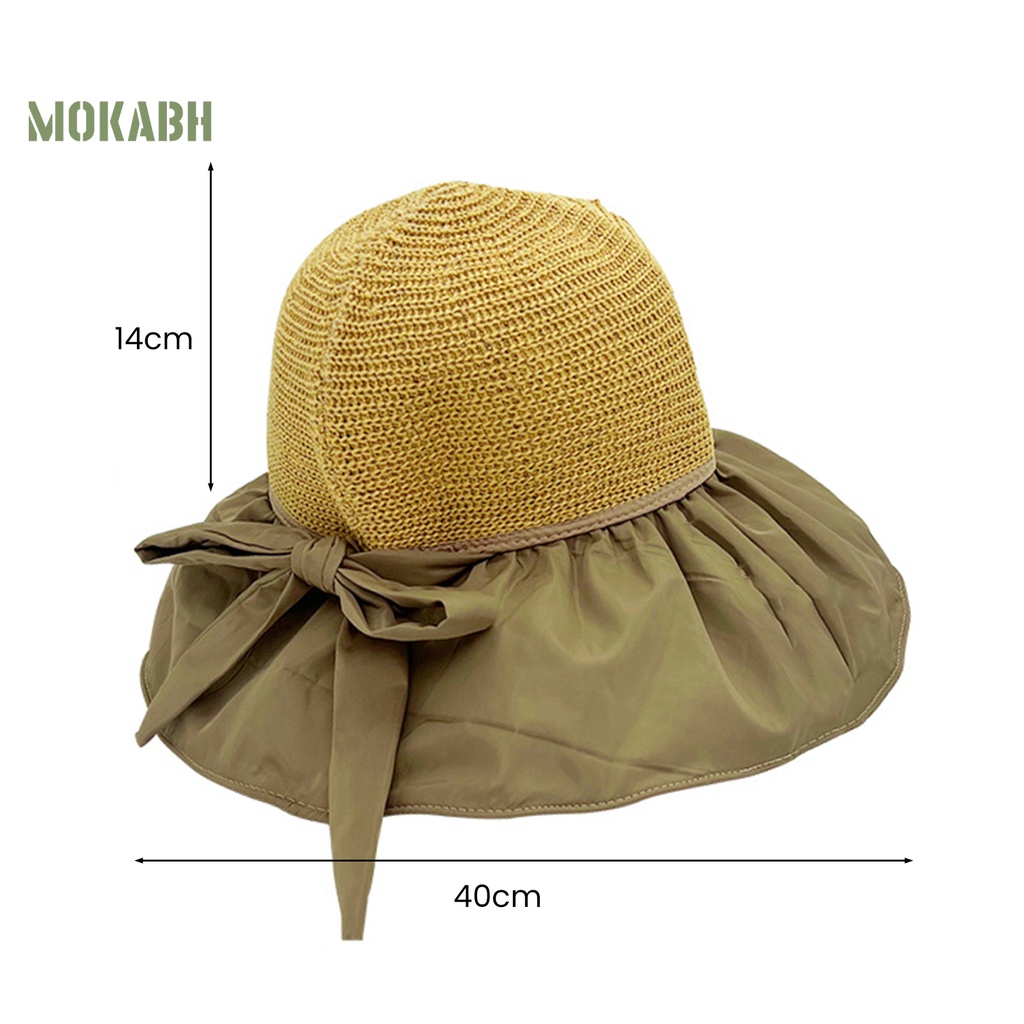 Nón Tai Bèo Vành Rộng Chống Tia UV Thoáng Khí Thời Trang Mùa Hè Cho Nữ