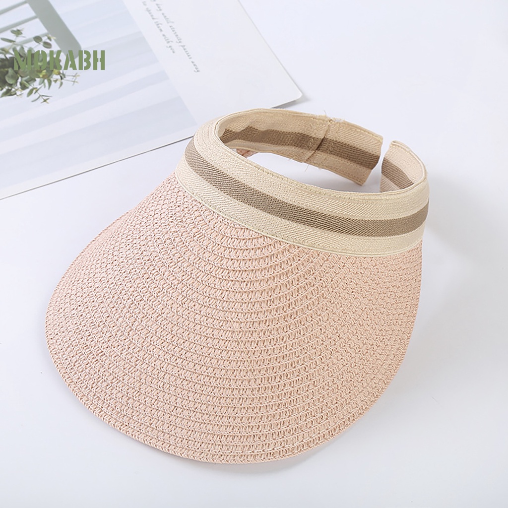 Mũ Rơm Dệt Thoáng Khí Chống Tia UV Có Thể Điều Chỉnh Bảo Vệ Cho Mùa Hè