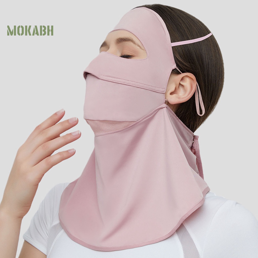 Khẩu Trang Chống Nắng Mok Abh Thân Thiện Với Làn Da Chống Rơi Và Tia UV Có Thể Điều Chỉnh