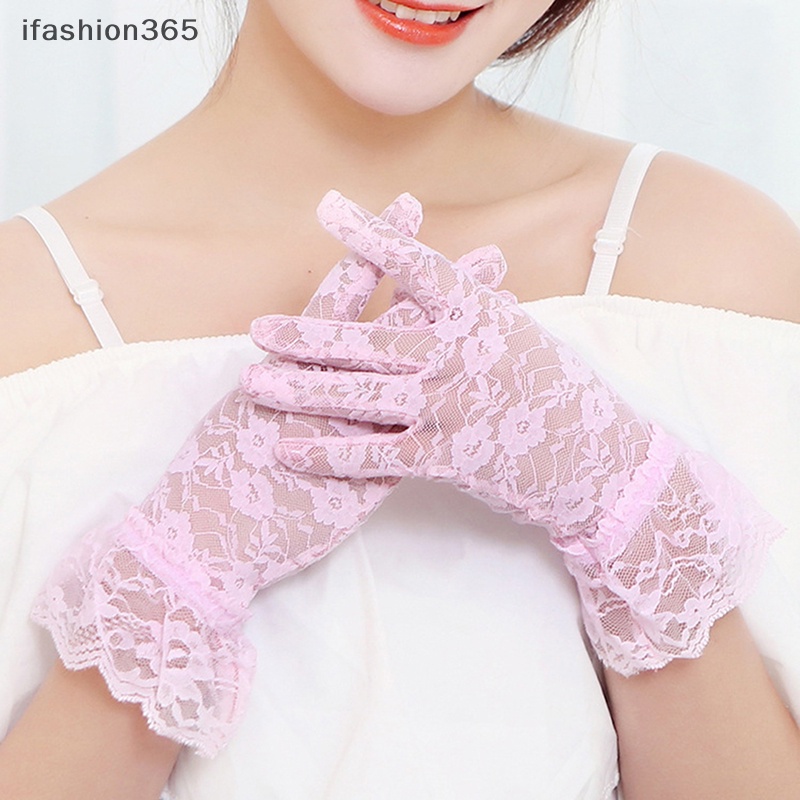 Găng Tay Ren Siêu Mỏng Thoáng Khí Cho Cô Dâu Ngày Cưới ifashion365