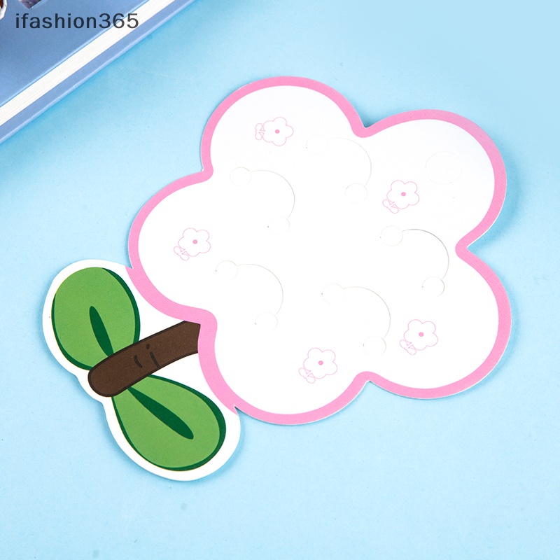 Set 50 Thẻ Giấy Hình Hoa Làm Kẹp Tóc Trang Sức Thủ Công DIY