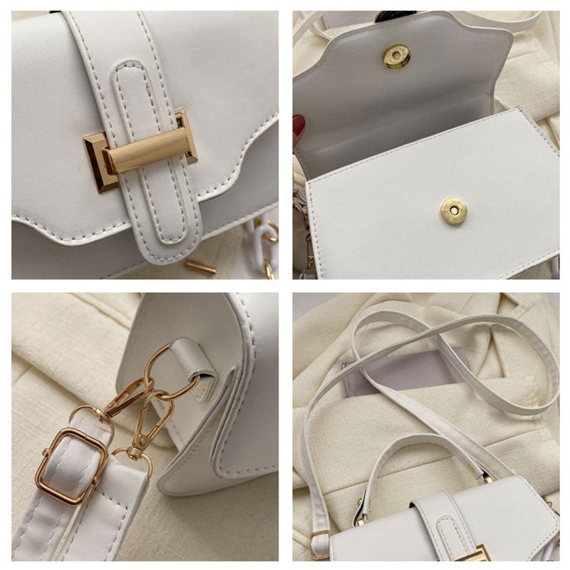 MOUSSON Túi Xách Đeo Chéo Thiết Kế Đơn Giản Phong Cách retro Cho Nữ