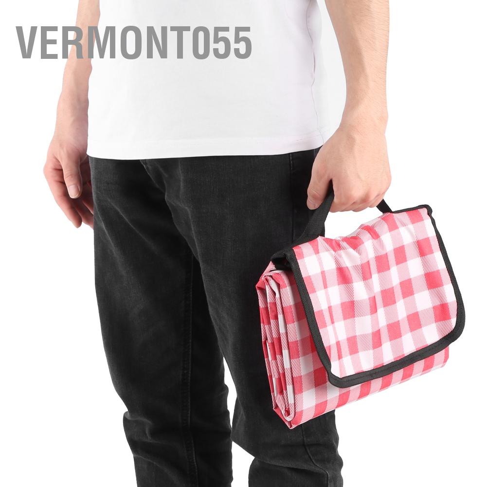 Vermont055 Máy di động ngoài trời Có thể giặt bằng vải Oxford Dã ngoại Pad Moistureproof Dày Bãi biển Ground Mat