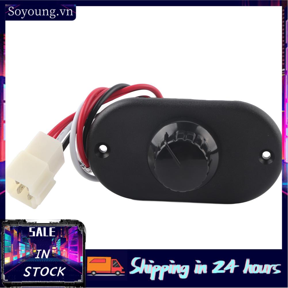 Soyoung Boats Parts 15%‑ Current Control Stepless DC12V/24V Wide Application Flush Mount RV  Dimmer Switch for Truck Yacht