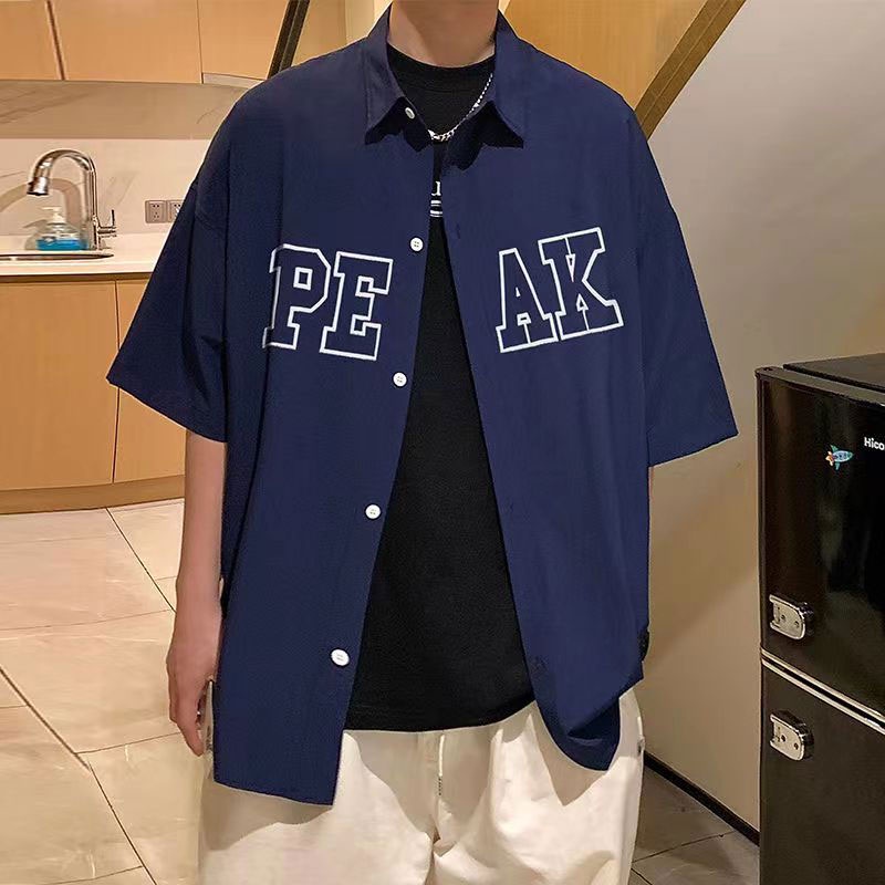 Áo Thun Tay Ngắn Dáng Rộng Thoáng Khí Thời Trang Mùa Hè Cho Nam