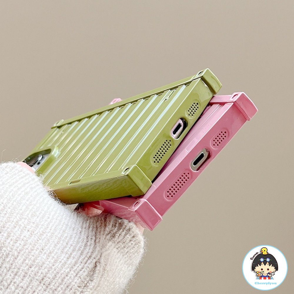 Ốp Điện Thoại TPU Dẻo Hình Vuông Màu Sắc Ngọt Ngào Chống Sốc Cho IPhone 11 12 13 14 Pro Max