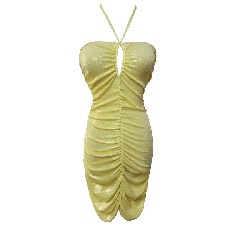 ~ ~ Hot Đầm Ôm Dáng Hở Lưng Cột Dây Khoét Rỗng Gợi Cảm Phong Cách Desire Cho Nữ