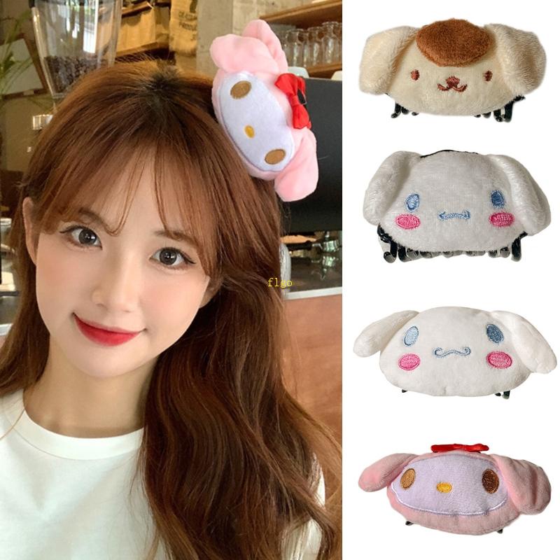 Kẹp Tóc Càng Cua Chống Trượt Hình Thú Bông Hoạt Hình Dễ Thương Thời Trang