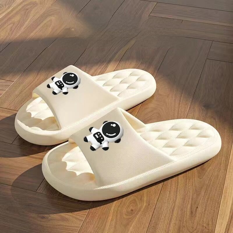 Dép Đi Trong Nhà Tắm Đế Mềm Chống Trượt Thời Trang Mùa Hè Cho Cặp Đôi