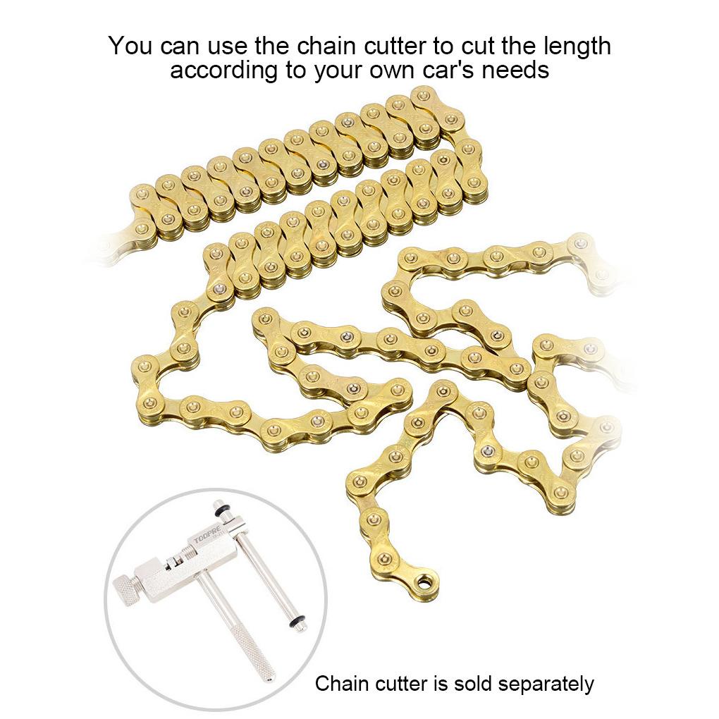 Dây Xích Xe Đạp 116 Mắt Xích Chống Rỉ Sét Thay Thế Tiện Dụng