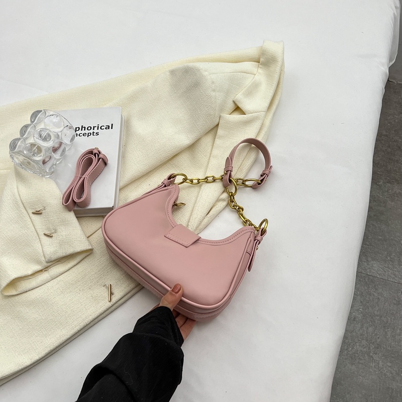 Túi Xách Tay Phối Dây Xích Dễ Phối Đồ Phong Cách Hàn Quốc Thời Trang Dành Cho Nữ