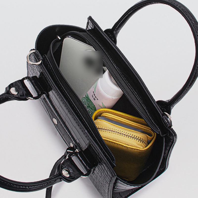 IELGY Túi Đeo Vai Vân Da Cá Sấu Chất Lượng Cao Phong Cách Âu Mỹ Thời Trang Cho Nữ