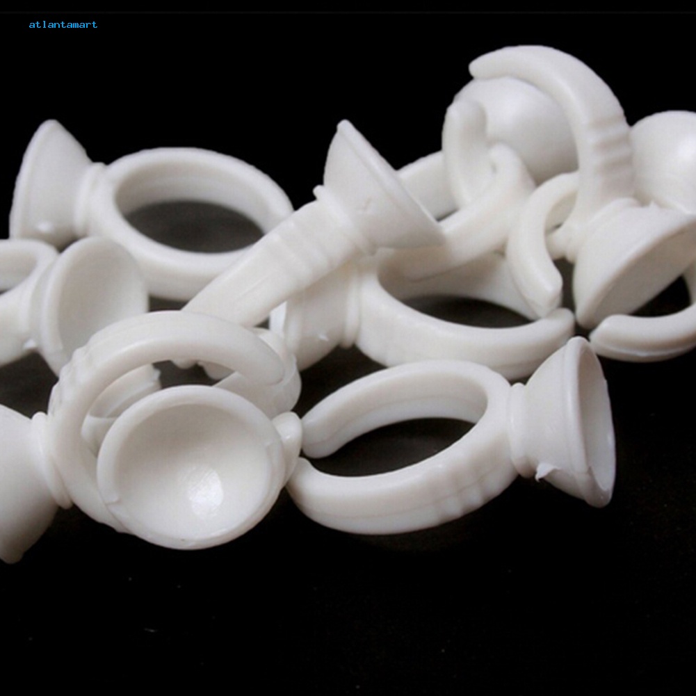 Túi Đựng Đồ Dùng Cao Cấp Tiện Dụng| Set 100 Giá Đỡ Nhẫn 100 Cái Cho Nối Mi Dùng Một Lần