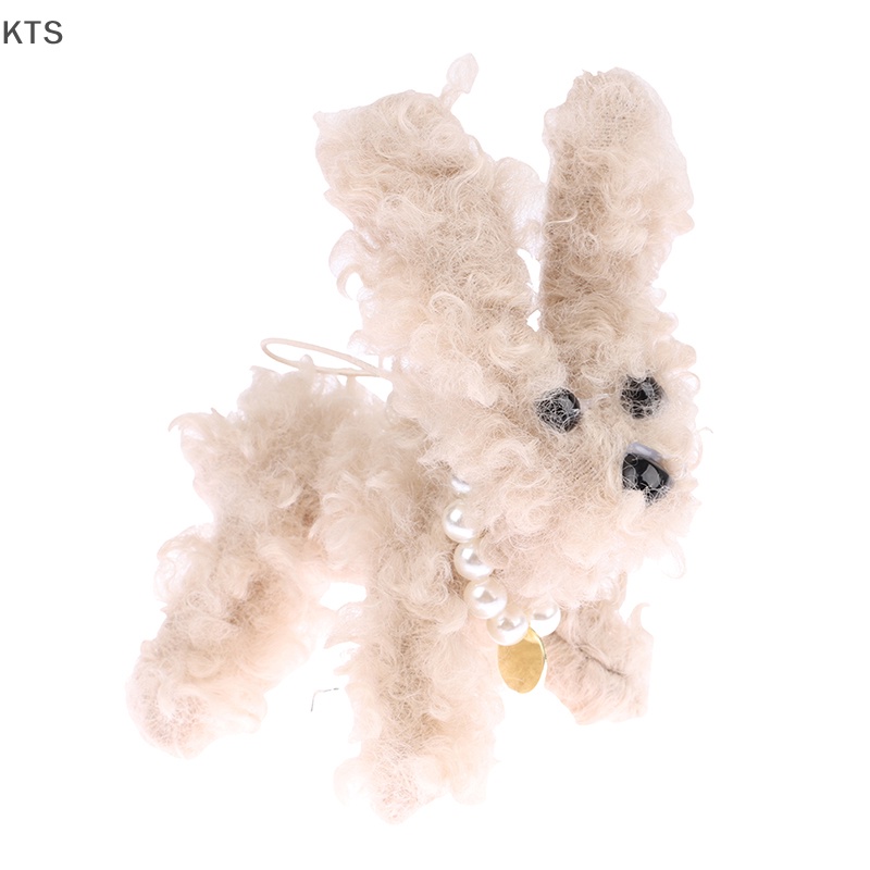 Móc Khóa Hình Chó Nhồi Bông Hoạt Hình Đáng Yêu