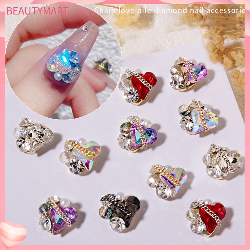 Set 3 Phụ Kiện Trang Trí Móng Tay Tạo Hiệu Ứng 3D Sang Trọng