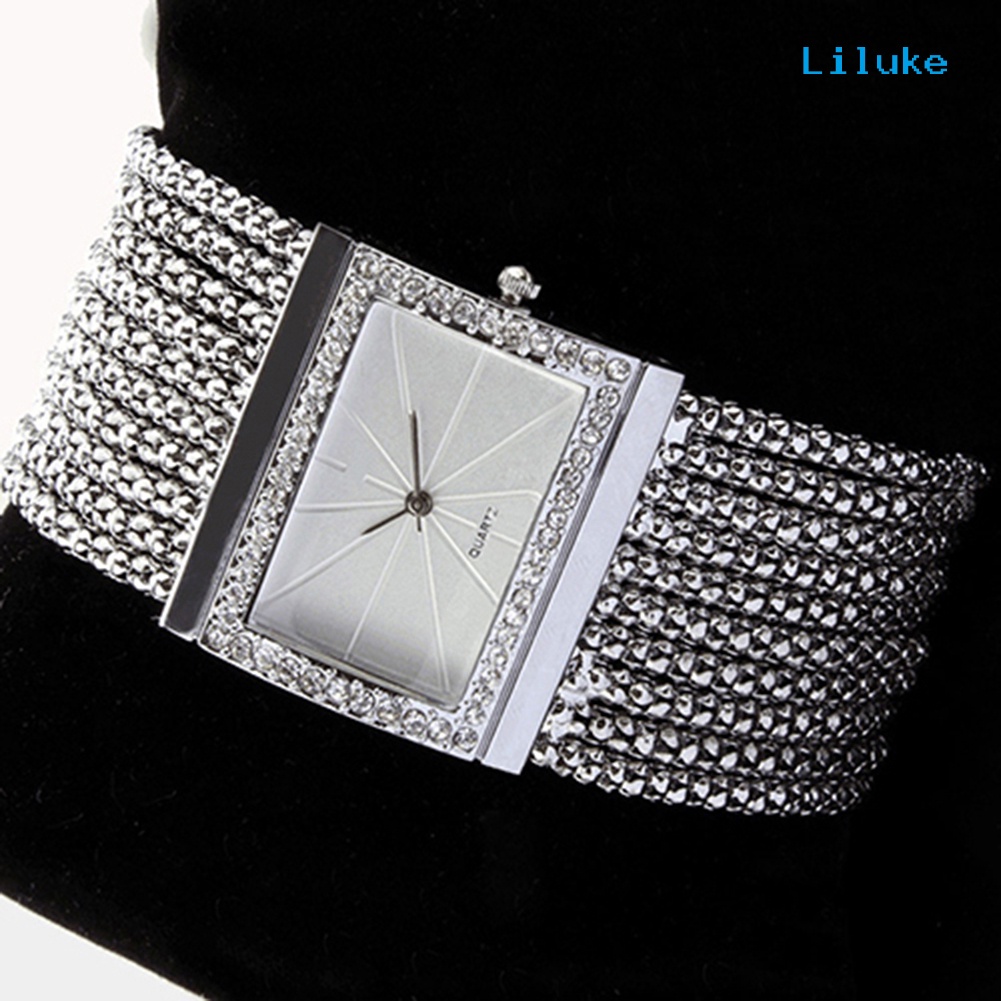 Đồng Hồ Quartz Nữ Đính Đá Thời Trang Sang Trọng