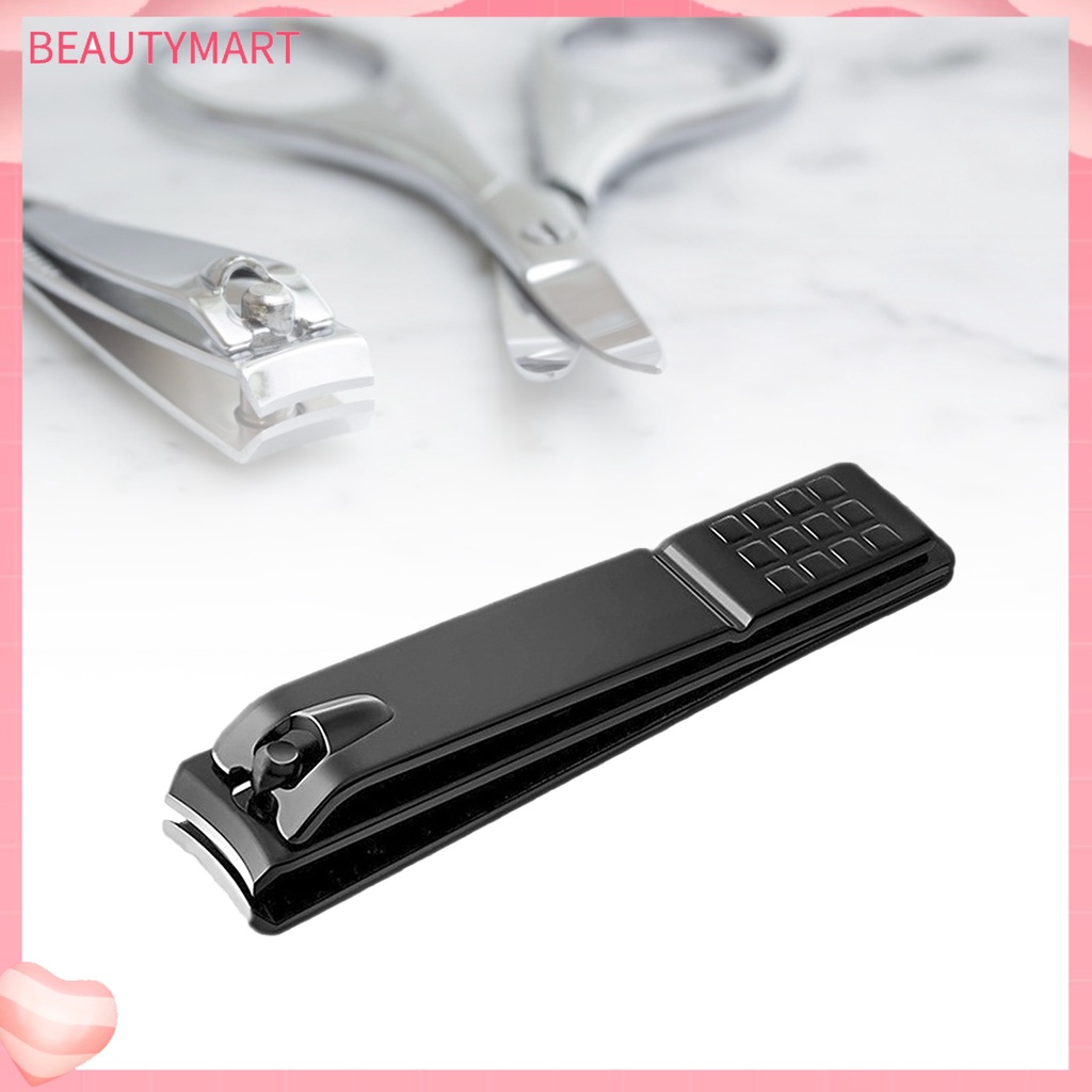 Kềm Cắt Móng Tay 3 Kiểu Cong Bằng Thép Không Gỉ Màu Đen