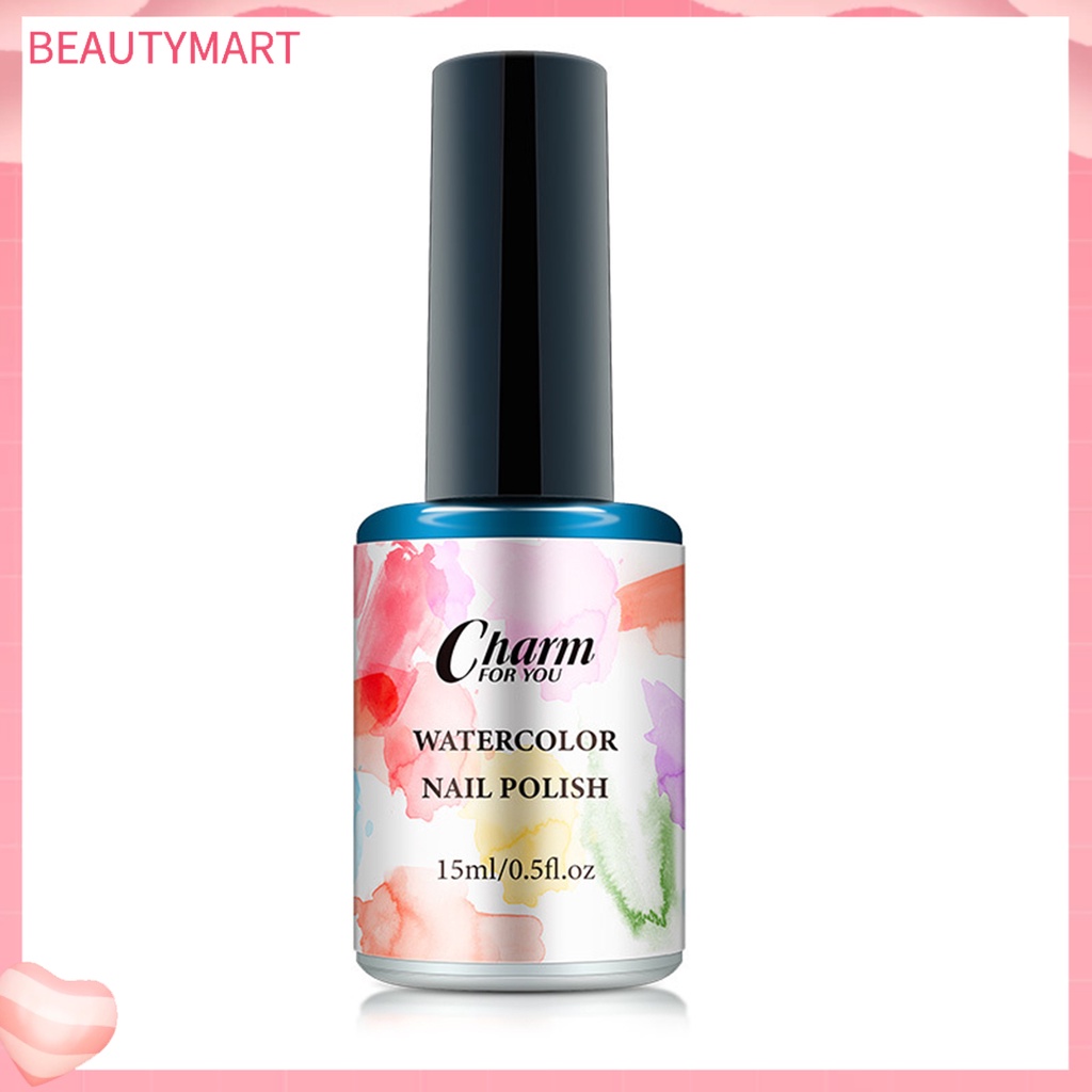 Sơn Móng Tay Dạng Lỏng 15ml Khô Nhanh Không Tẩy Rửa Hiệu Ứng Gradient Bằng Nhựa Resin