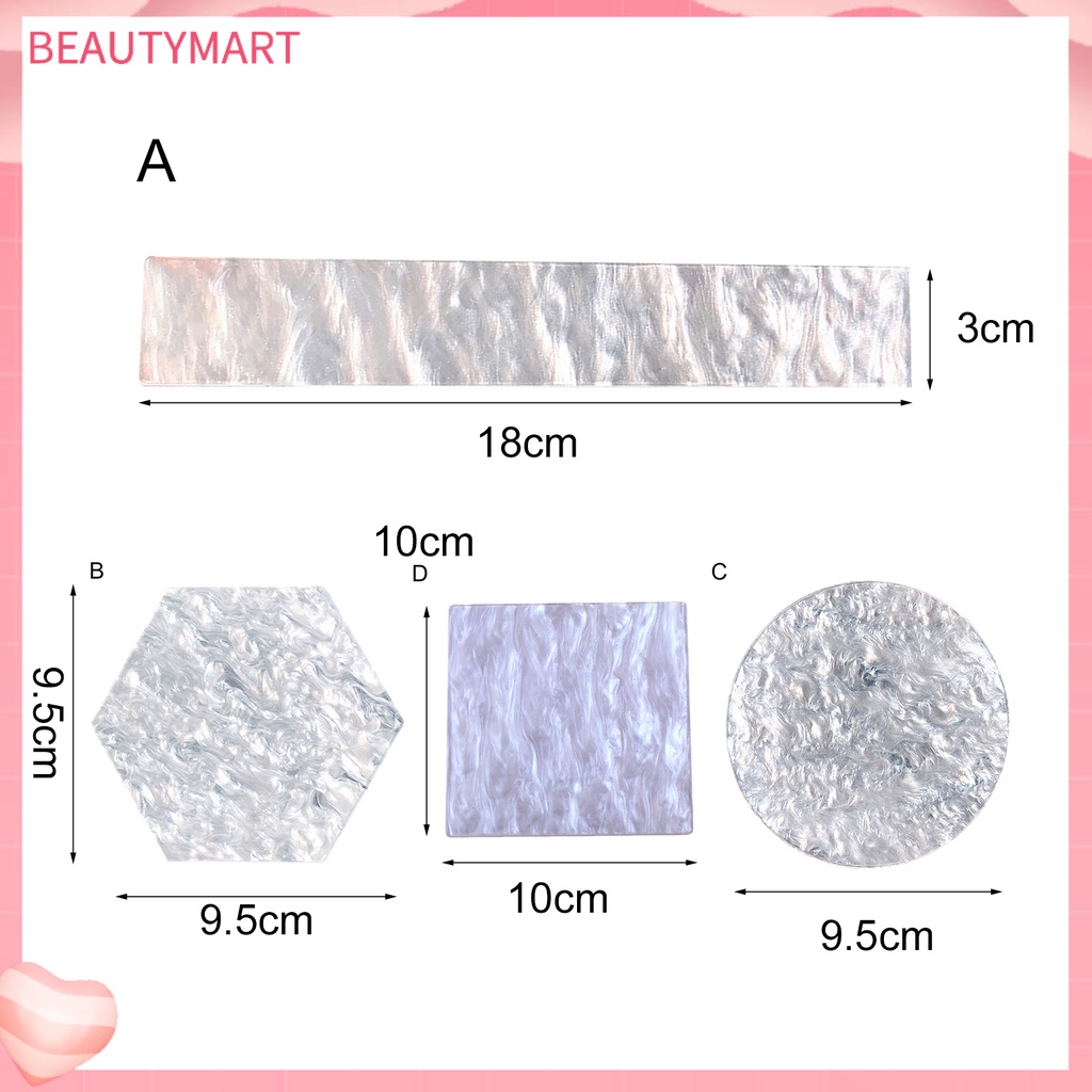 Bảng Màu Trưng Bày Móng Tay Giả Họa Tiết Vỏ Sò Tự Nhiên Không Phai Màu