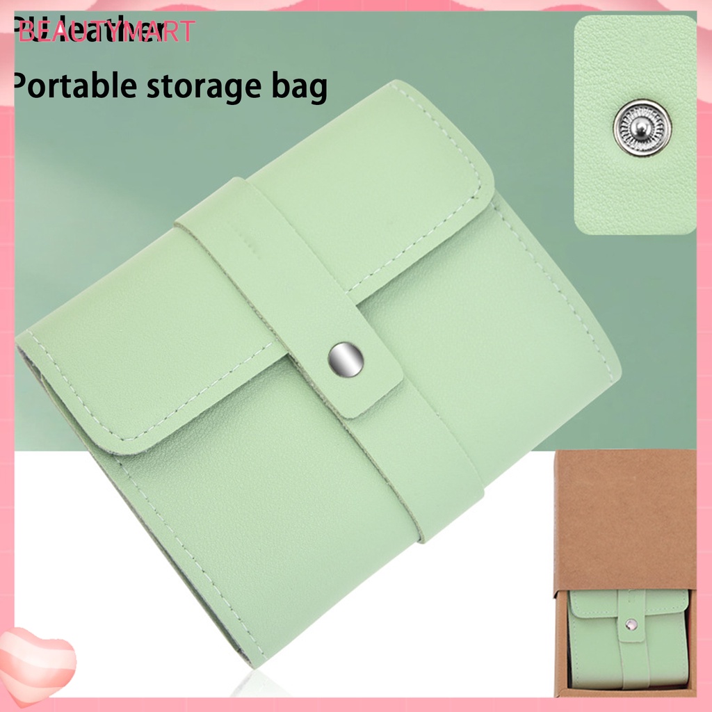 Túi 16 Dụng Cụ Làm Móng Bằng Thép Không Gỉ Độ Cứng Cao Có Thể Gấp Gọn Tiết Kiệm Sức Khỏe