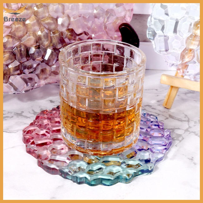 Khuôn Silicone Làm Đế Lót Ly Bằng Resin Cách Nhiệt Tái Sử Dụng Được Diy