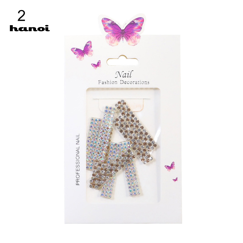 1 Set Băng Keo Dán Trang Trí Móng Tay Hiệu Ứng 3D Sang Trọng Dành Cho Nữ